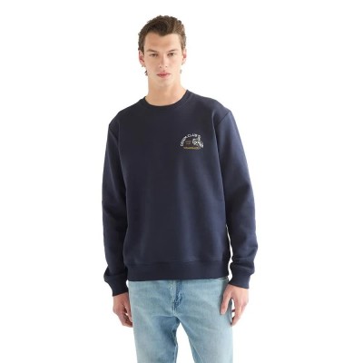 блуза,мъжки,пуловери,wrangler,small,graphic,crew,sweatshirt,blue,(dark,sapphire)