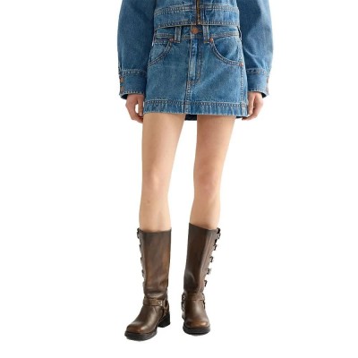 пола,дамски,поли,и,рокли,wrangler,super,denim,skirt,blue,(cowboy,fade)