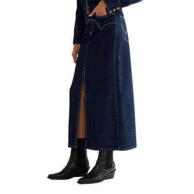 пола,дамски,поли,и,рокли,wrangler,western,denim,skirt,blue,(dark,orbit)