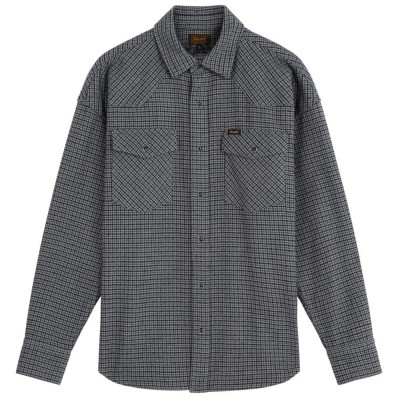 риза,с,дълъг,ръкав,дамски,ризи,мъжки,ризи,wrangler,western,long,sleeve,shirt,grey,(black,heather)