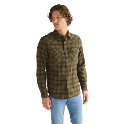 риза,с,дълъг,ръкав,дамски,ризи,мъжки,ризи,wrangler,western,long,sleeve,shirt,green,(olive,night)