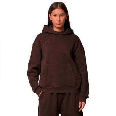 суичър,дамски,блузи,kappa,inova,hoodie,brown,(brown,martini)