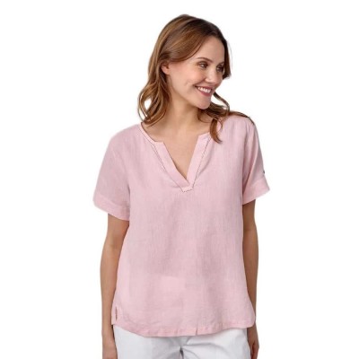 риза,с,къс,ръкав,дамски,ризи,мъжки,ризи,redgreen,alexia,short,sleeve,shirt,pink,(pink,melange)