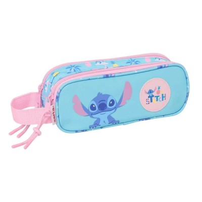 ученически,принадлежности,safta,double,stitch,waves,pencil,case,blue,(multicolor)