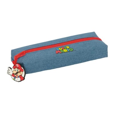 ученически,принадлежности,safta,rectangular,22,cm,super,mario,pencil,case,blue,(multicolor)