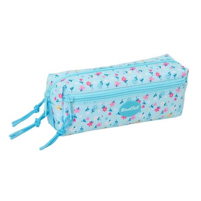 ученически,принадлежности,safta,triple,22,cm,blackfit8,petals,pencil,case,blue,(multicolor)