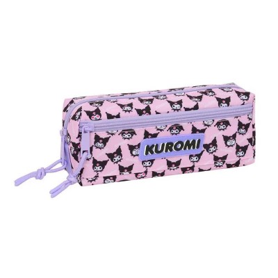 ученически,принадлежности,safta,triple,22,cm,kuromi,pencil,case,pink,(multicolor)
