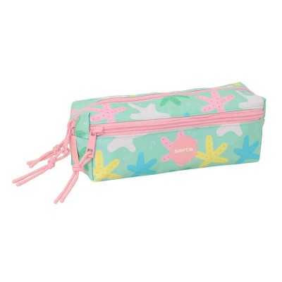 ученически,принадлежности,safta,triple,22,cm,stars,pencil,case,blue,(multicolor)