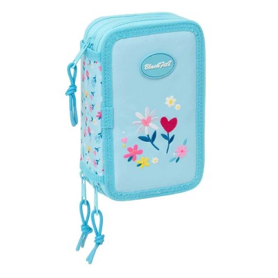 ученически,принадлежности,safta,triple,blackfit8,pencil,case,37,units,blue,(multicolor)