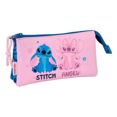 ученически,принадлежности,safta,triple,stitch,lio,pencil,case,pink,(multicolor)