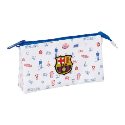 ученически,принадлежности,safta,fc,barcelona,preschool,pencil,case,white,(multicolor)