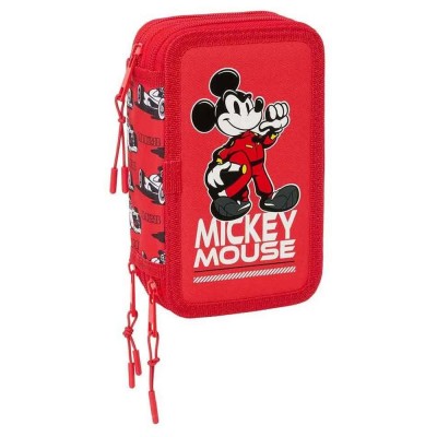 ученически,принадлежности,safta,mickey,&,friends,racing,pencil,case,red,(multicolor)