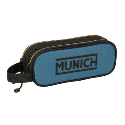 ученически,принадлежности,safta,munich,double,pencil,case,blue,(multicolor)