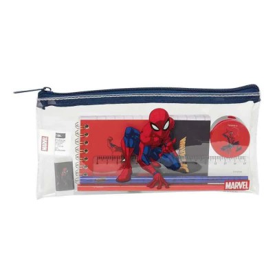 ученически,принадлежности,safta,spider,man,pencil,case,clear,red,(multicolor)