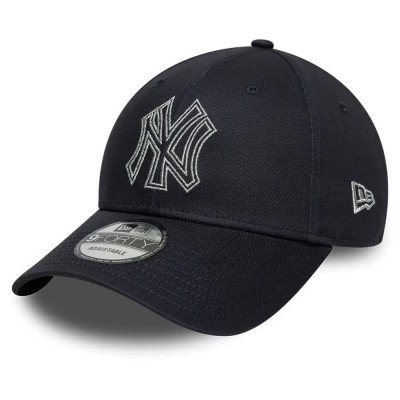 шапка,всички,шапки,new,era,metallic,outline,9forty,new,york,yankees,cap,black,(navy)