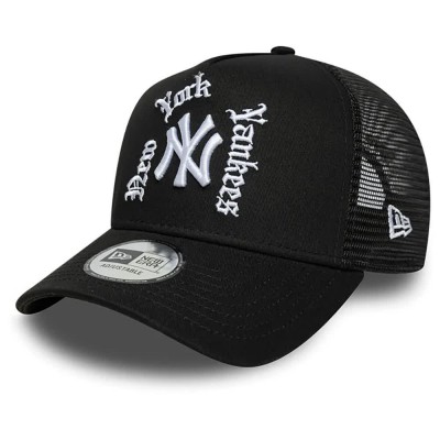 шапка,всички,шапки,new,era,wordmark,trucker,new,york,yankees,cap,black,(black)