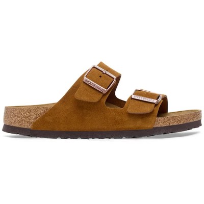 сандали,мъжки,сандали,дамски,сандали,и,чехли,birkenstock,arizona,suede,leather,narrow,sandals,brown,(mink)