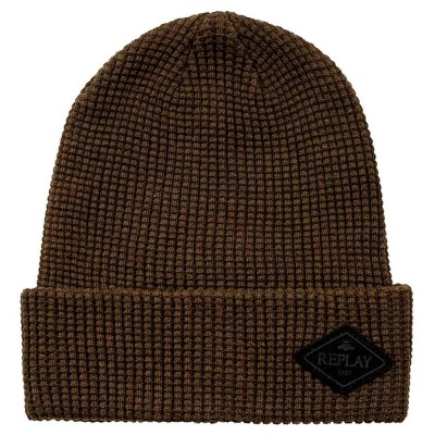шапка,всички,шапки,replay,ax006n.000.a7243q,beanie,brown,(military,olive)