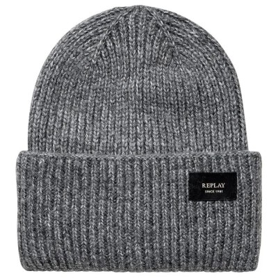 шапка,всички,шапки,replay,ax006t.000.a7243q,beanie,grey,(m03,grey,melange)
