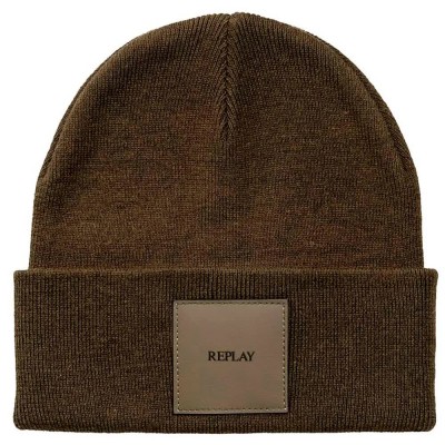 шапка,всички,шапки,replay,ax006u.000.a7243q,beanie,brown,(military,olive)