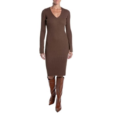 рокля,дамски,поли,и,рокли,replay,dk0096.000.723sg,long,sleeve,short,dress,brown,(pinecone)
