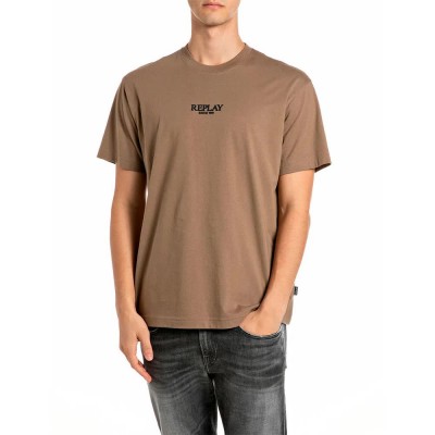 тениска,мъжки,тениски,дамски,тениски,replay,m12be.001.00qmj,t,shirt,brown,(mud)