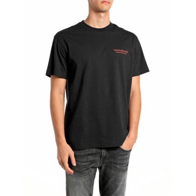 тениска,мъжки,тениски,дамски,тениски,replay,m12be.005.00qmj,t,shirt,black,(black)