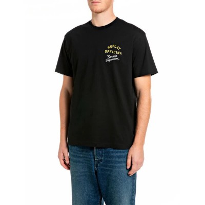 тениска,мъжки,тениски,дамски,тениски,replay,m12be.008.00qmj,t,shirt,black,(black)