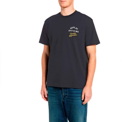 тениска,мъжки,тениски,дамски,тениски,replay,m12be.008.00qmj,t,shirt,black,(vulcan)