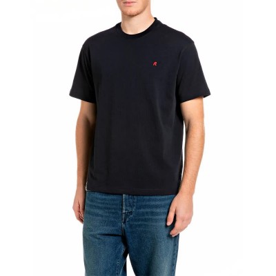 тениска,мъжки,тениски,дамски,тениски,replay,m12bf.000.7242kw,t,shirt,black,(vulcan)