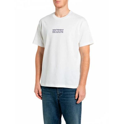 тениска,мъжки,тениски,дамски,тениски,replay,m12bf.001.7242kw,t,shirt,white,(natural,white)