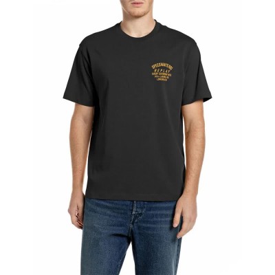 тениска,мъжки,тениски,дамски,тениски,replay,m12bf.006.7242kw,t,shirt,black,(black)