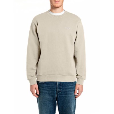 блуза,мъжки,пуловери,replay,m13lr.000.7242ow,sweatshirt,beige,(pelican)