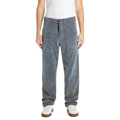 панталони,мъжки,панталони,дамски,панталони,replay,m9020.000.13126d,pants,blue,(indigo,ecru,striped)