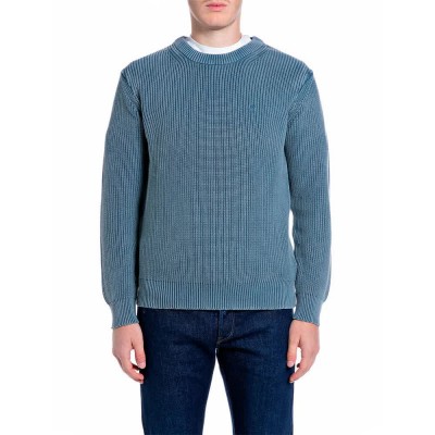 блуза,мъжки,пуловери,дамски,пуловери,replay,uk00as.000.7246ig,sweater,blue,(china,blue)
