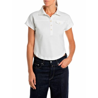 дамски,блузи,с,яка,мъжки,блузи,с,яка,replay,w001n.000.7229fw,polo,white,(natural,white)