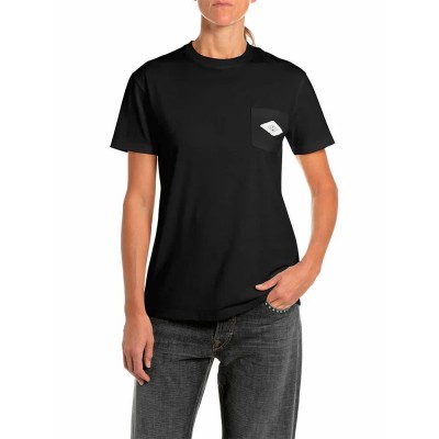 тениска,мъжки,тениски,дамски,тениски,replay,w08nr.000.00qmj,t,shirt,black,(black)