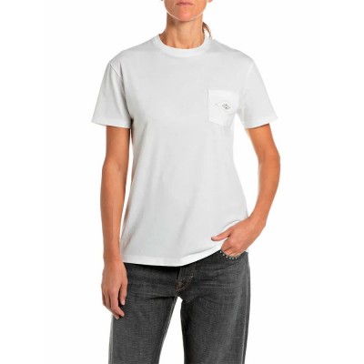 тениска,мъжки,тениски,дамски,тениски,replay,w08nr.000.00qmj,t,shirt,white,(natural,white)
