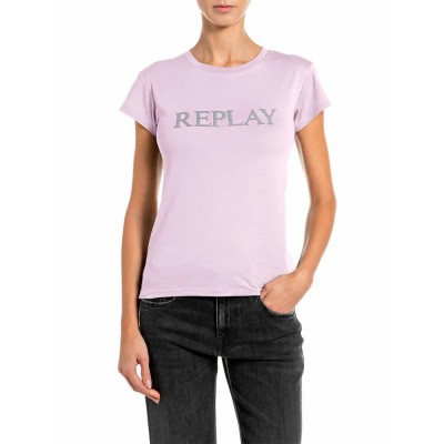 тениска,мъжки,тениски,дамски,тениски,replay,w08nw.000.00kzj,t,shirt,pink,(cradle,pink)