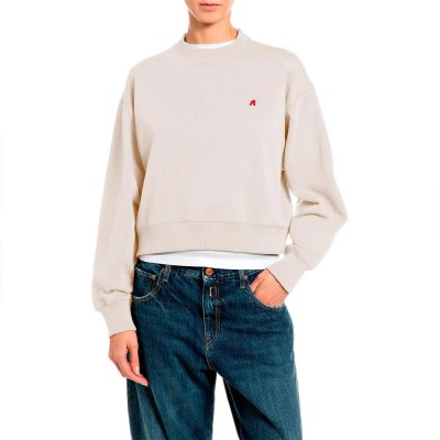 блуза,дамски,блузи,replay,w3461c.000.23808,sweatshirt,beige,(eggnog)
