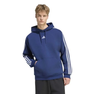суичър,мъжки,пуловери,adidas,3,stripes,fleece,hoodie,blue,(team,navy,blue,2,white)