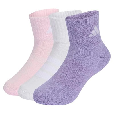 чорапи,мъжки,чорапи,дамски,чорапи,adidas,cushioned,sportswear,ankle,socks,3,pairs,multicolor,(magic,lilac,white,clear,pink)