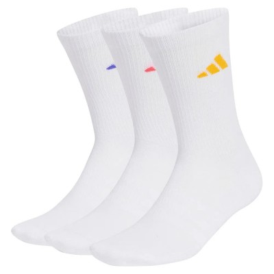 чорапи,мъжки,чорапи,дамски,чорапи,adidas,cushioned,sportswear,crew,socks,3,pairs,white,(white,solar,purple,crew,yellow,pure,turbo)