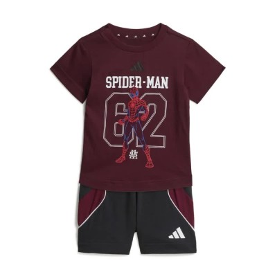 детски,екипи,adidas,disney,marvel,spider,man,tee,infant,set,red,purple,(maroon,black)