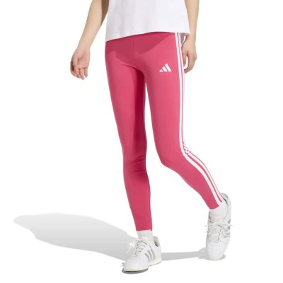 клин,дамски,клинове,дамски,чорапогащи,и,клинове,adidas,essentials,3,stripes,cotton,leggings,pink,(power,pink,white)