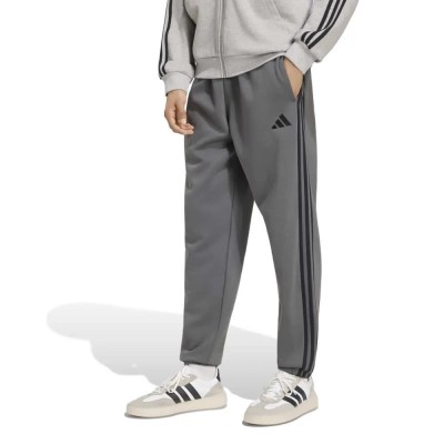 анцуг,мъжки,панталони,дамски,панталони,adidas,essentials,3,stripes,fleece,tapered,cuffed,joggers,grey,(grey,five,black)