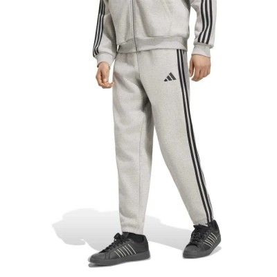 анцуг,мъжки,панталони,дамски,панталони,adidas,essentials,3,stripes,fleece,tapered,cuffed,joggers,grey,(medium,grey,heather,white)