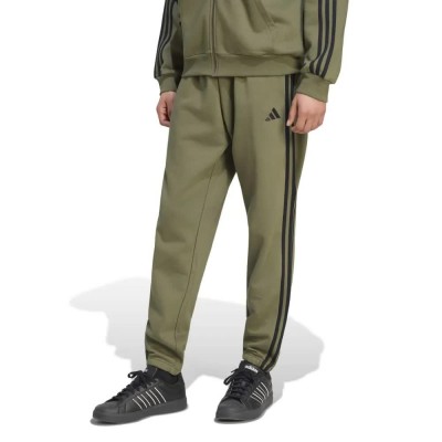 анцуг,мъжки,панталони,дамски,панталони,adidas,essentials,3,stripes,fleece,tapered,cuffed,joggers,green,(olive,four,black)