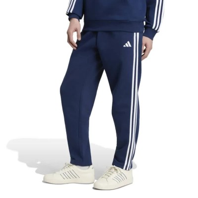 анцуг,мъжки,панталони,дамски,панталони,adidas,essentials,3,stripes,fleece,tapered,open,hem,joggers,blue,(team,navy,blue,2,white)