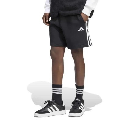 къси,панталони,мъжки,панталони,дамски,панталони,adidas,essentials,3,stripes,french,terry,7´´,shorts,black,(black,white)